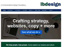 Tablet Screenshot of lbdesign.tv